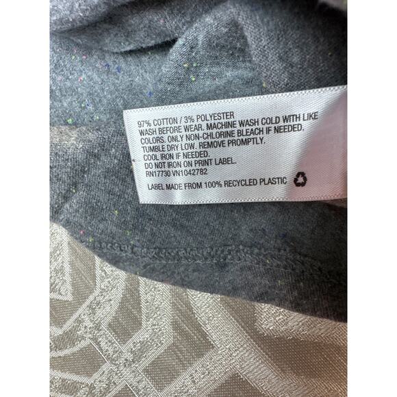 Cat & Jack Girls Long Sleeve Shirt Size 7/8 Gray Violet Colorful Speck Heather - Picture 9 of 9